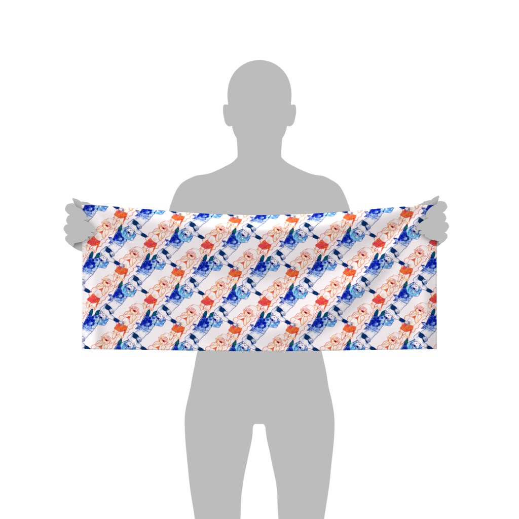 宝石の瞳タオル