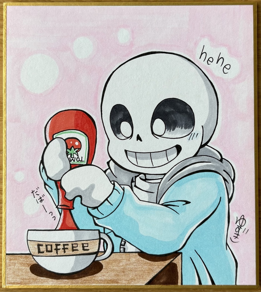 ケチャップサンズ ミニ色紙