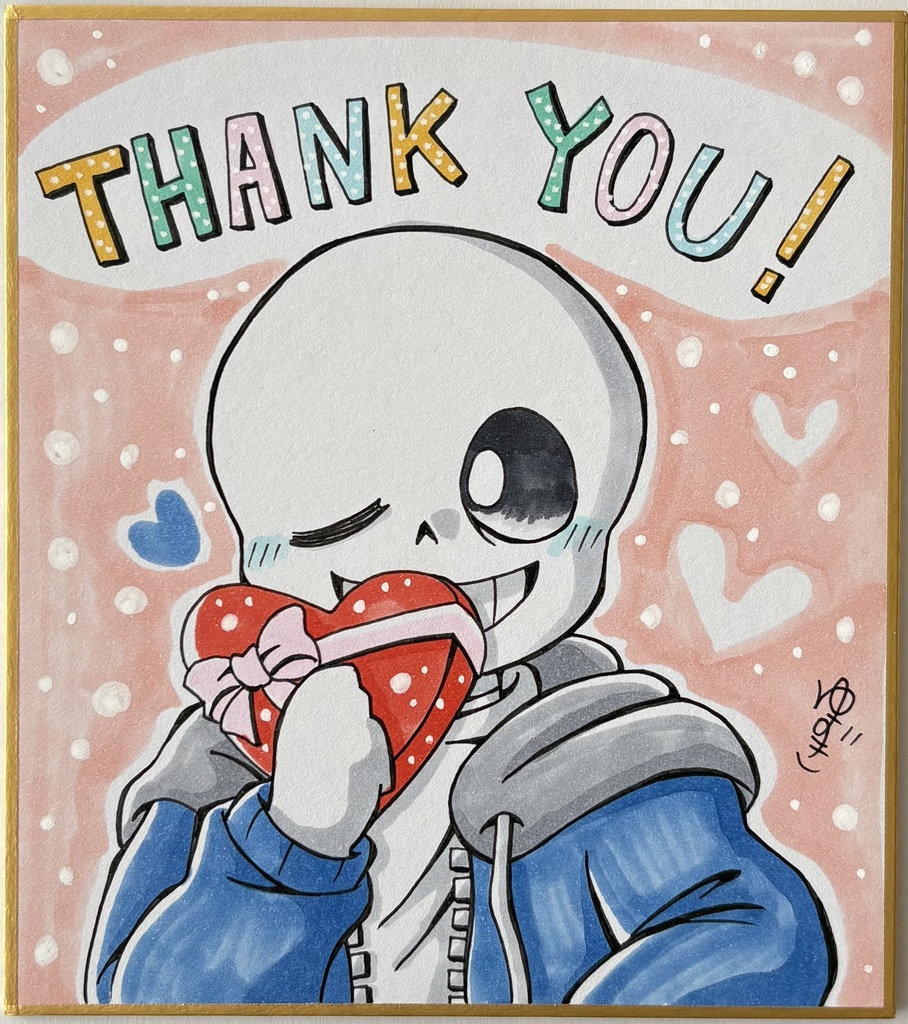 バレンタインサンズ ミニ色紙