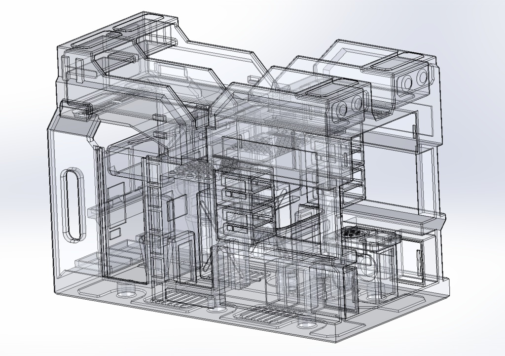 基地休憩スペース 1/60サイズ(受注生産)