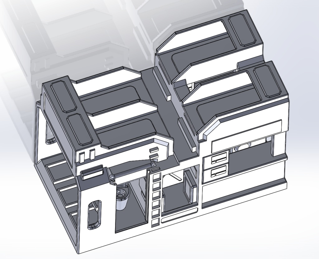 基地休憩スペース 1/60サイズ(受注生産)