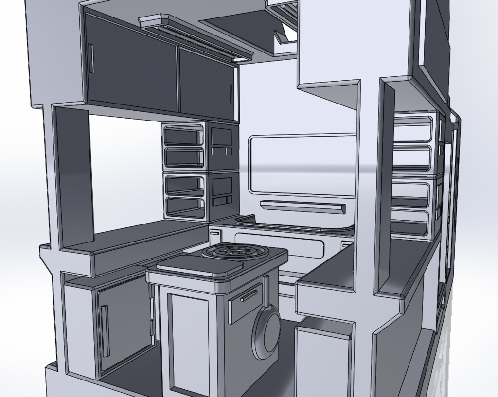基地休憩スペース 1/60サイズ(受注生産)