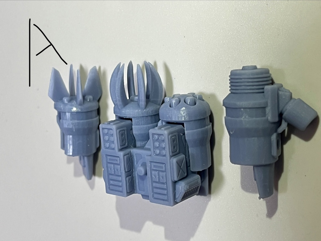 爪武器セット 3mm軸 1/60サイズ