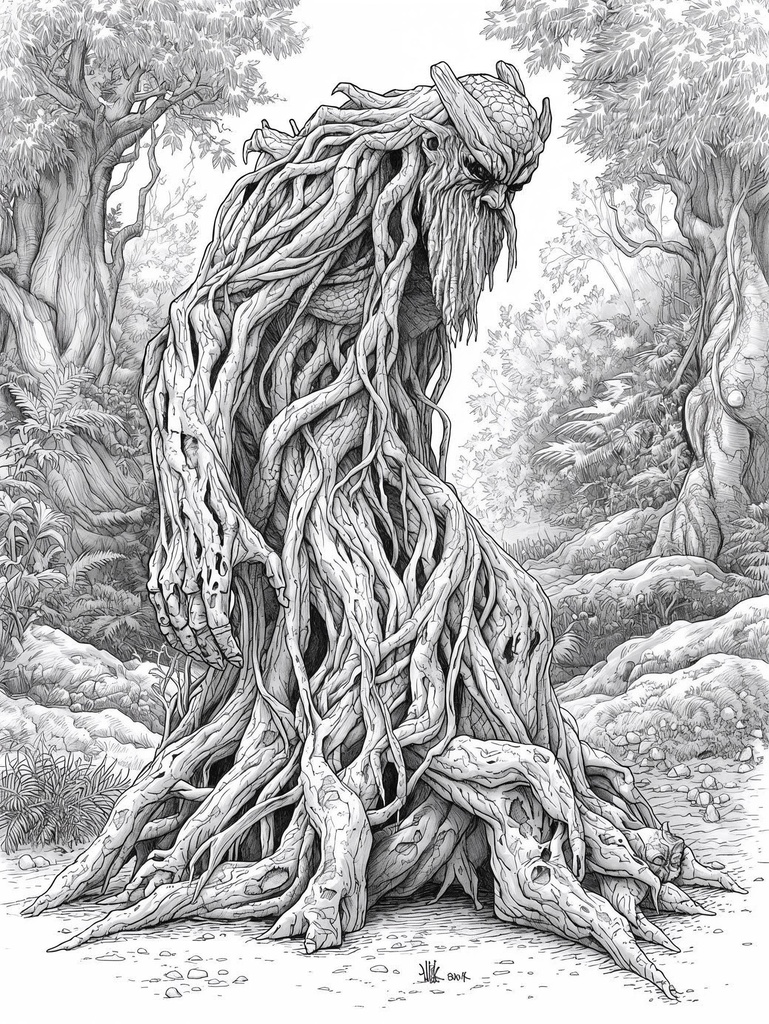 Fantastic Creatures.Time of Great Mysteries: Detailed Adult Coloring Book with 40 Fantasy Beasts for Stress Relief