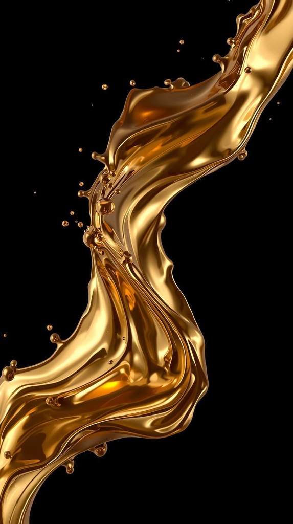 Liquid Gold: 16 Digital Wallpapers
