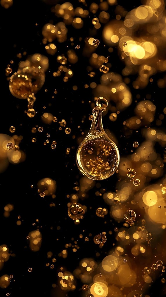 Liquid Gold: 16 Digital Wallpapers