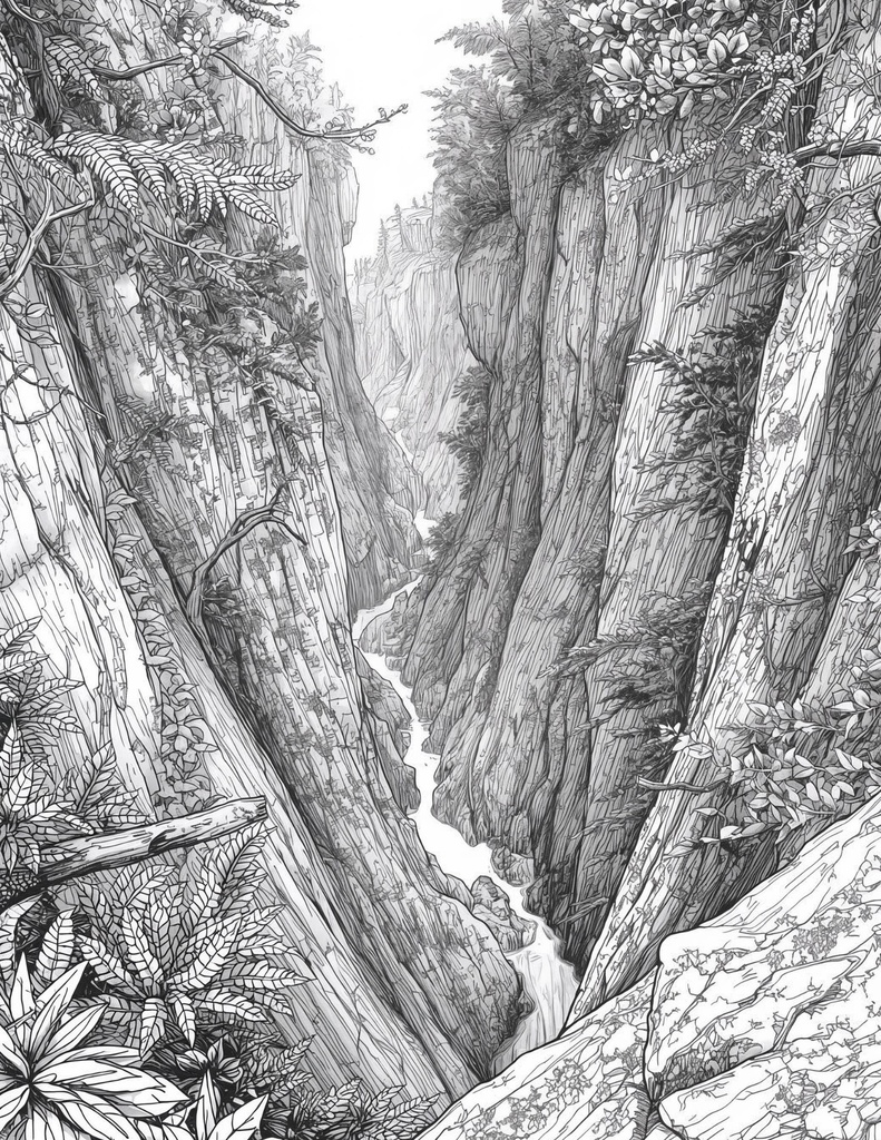 THE WHISPER OF THE WILD WOODS: 原生林と忘れ去られた遺跡の塗り絵 (40のデザイン)