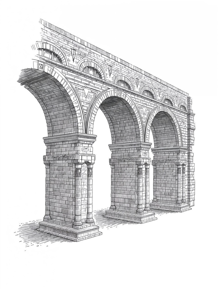 Ancient Sculptures: Geometric Elegance - 40の緻密な古代彫像デザイン