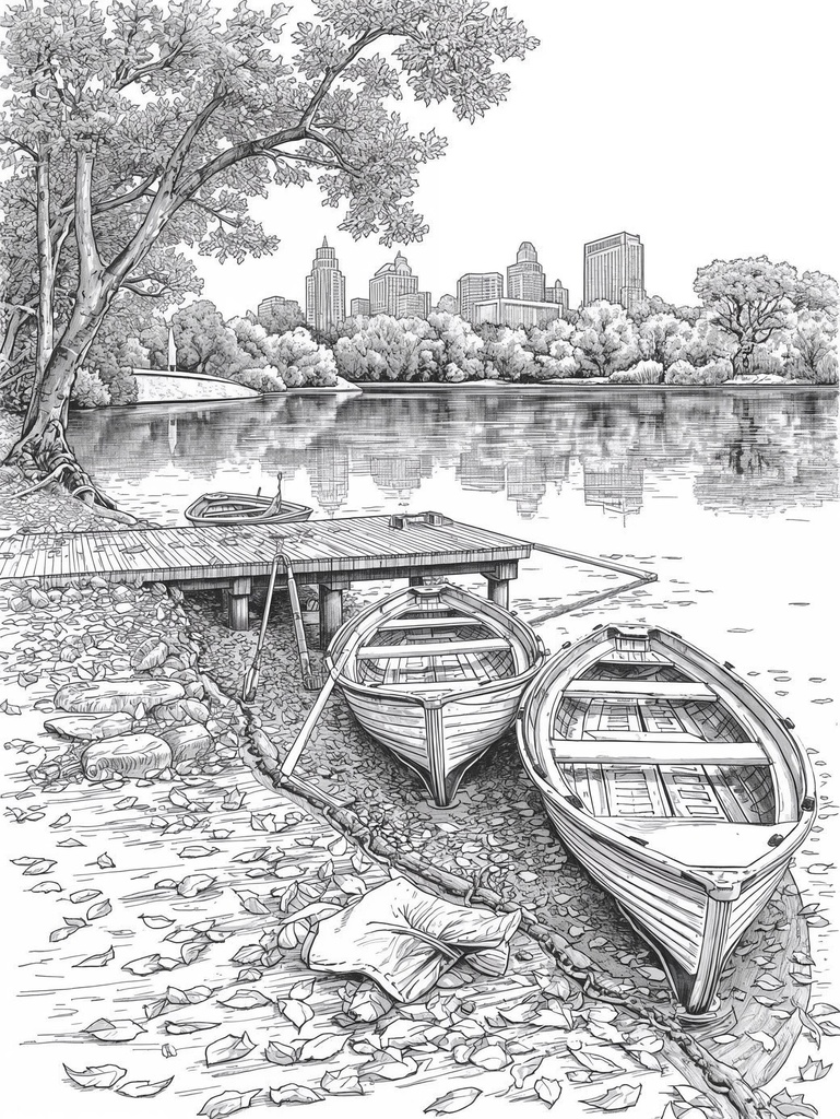 都会の公園の孤独な秋 — LONELY AUTUMN IN THE CITY PARK