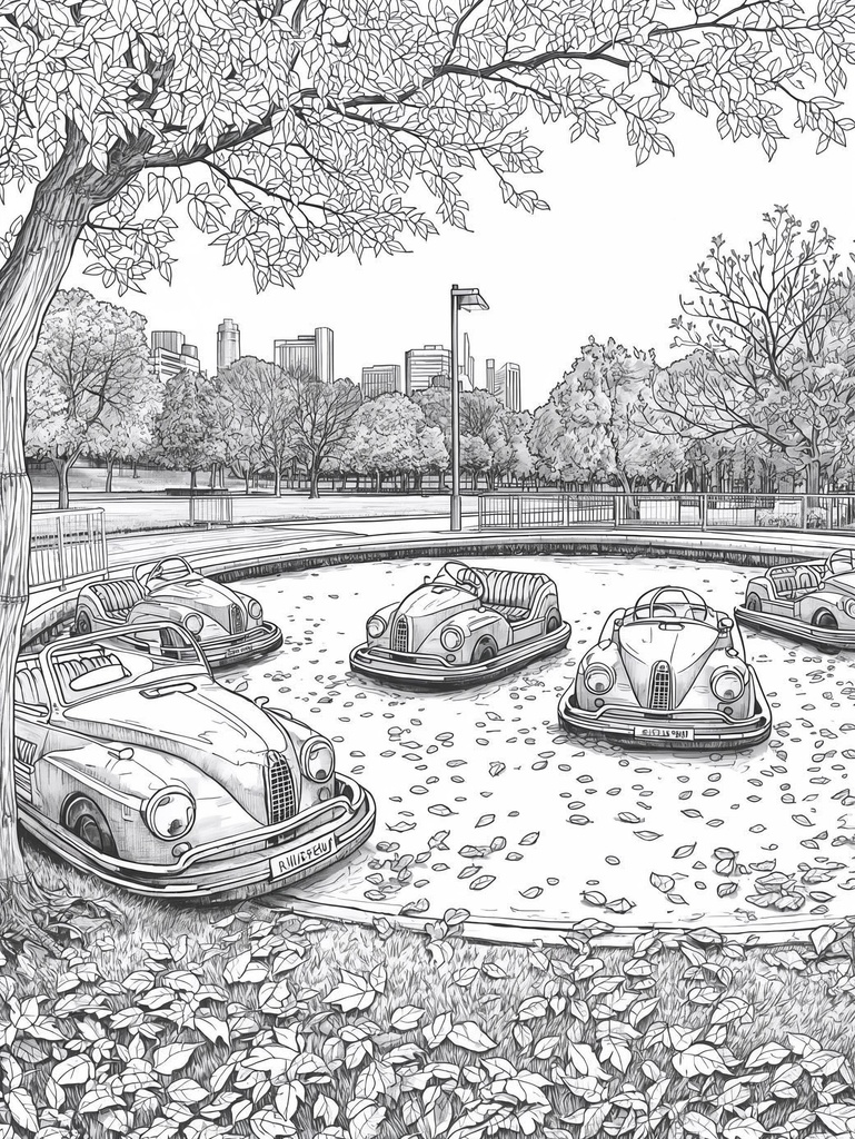 都会の公園の孤独な秋 — LONELY AUTUMN IN THE CITY PARK