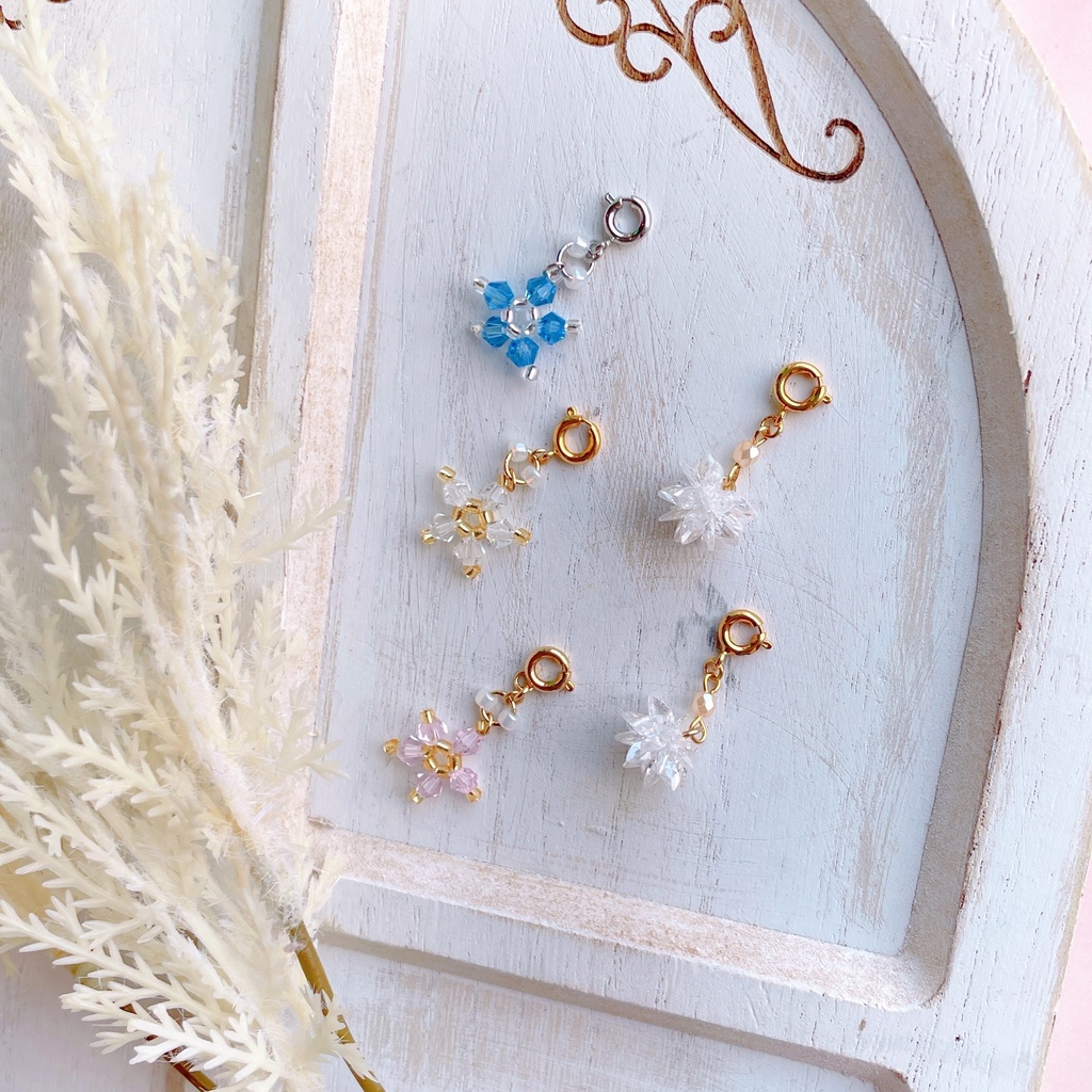 Beads Flower 🌸ピアス