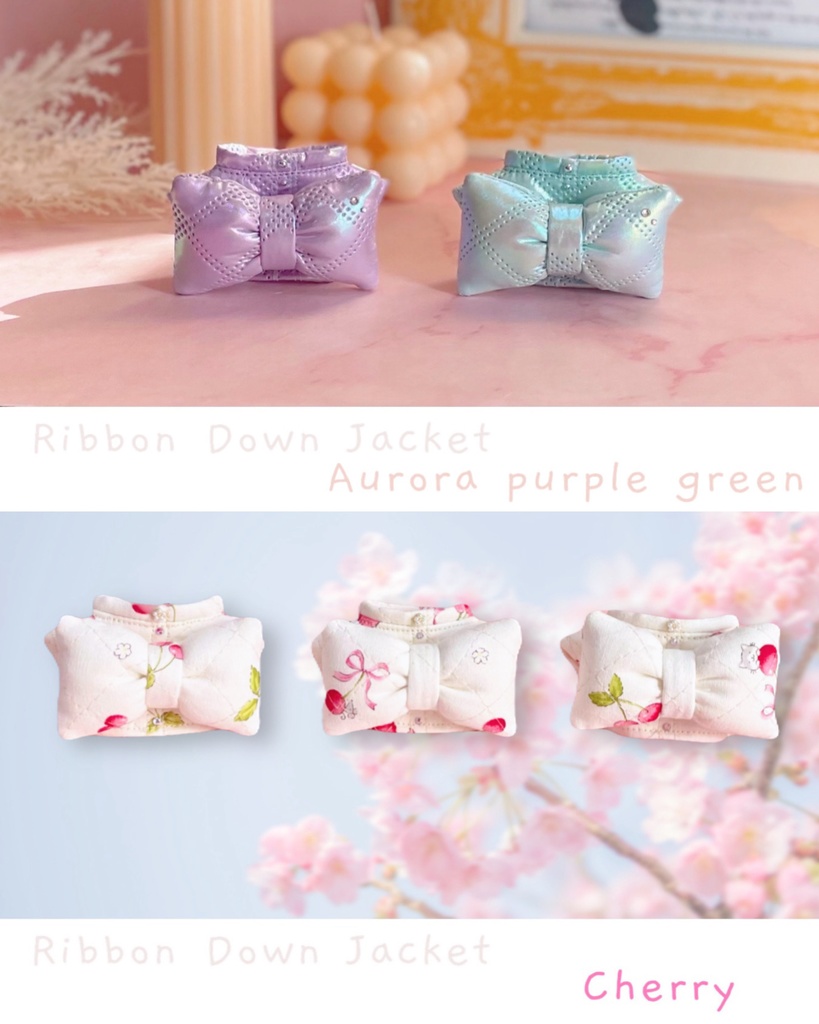 Big Ribbon Down Jacket 🎀