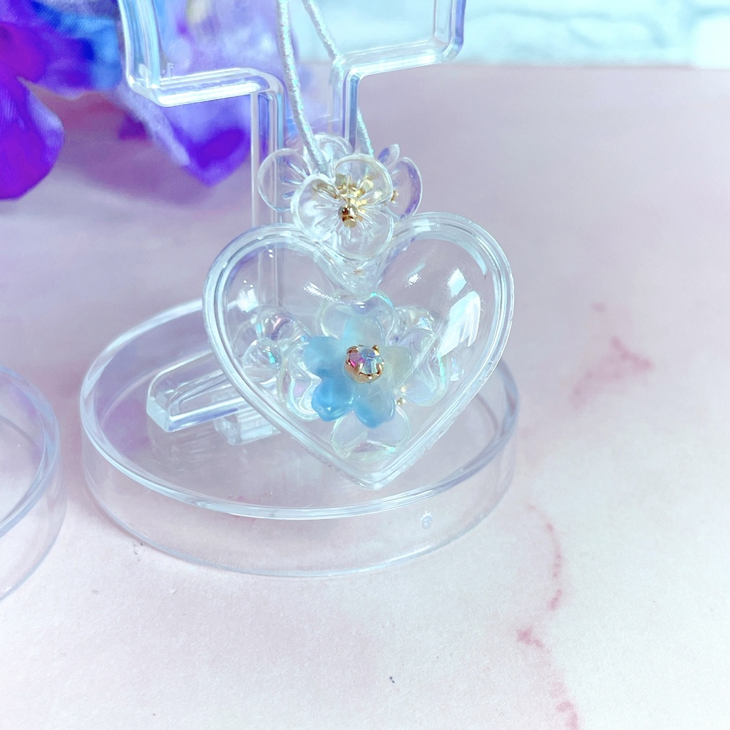 一粒紫陽花のシャカシャカポシェット