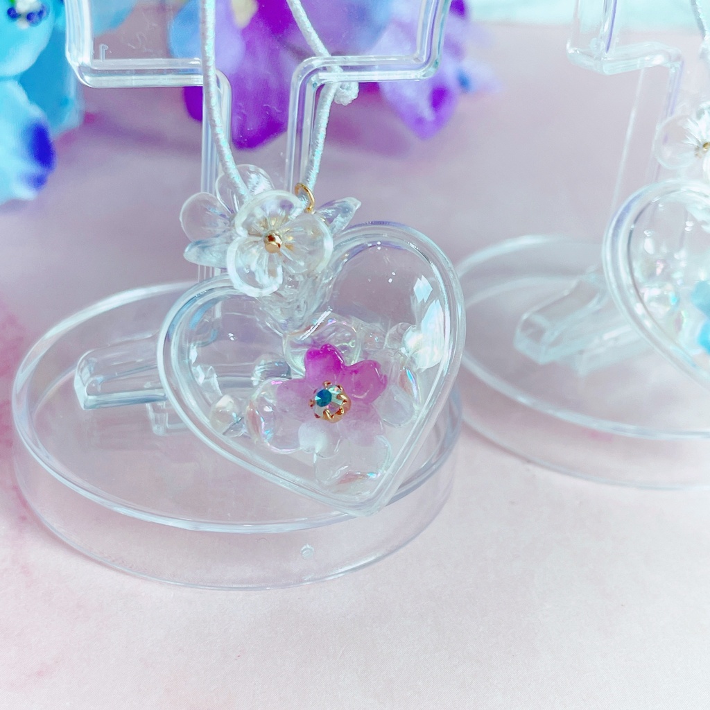 一粒紫陽花のシャカシャカポシェット