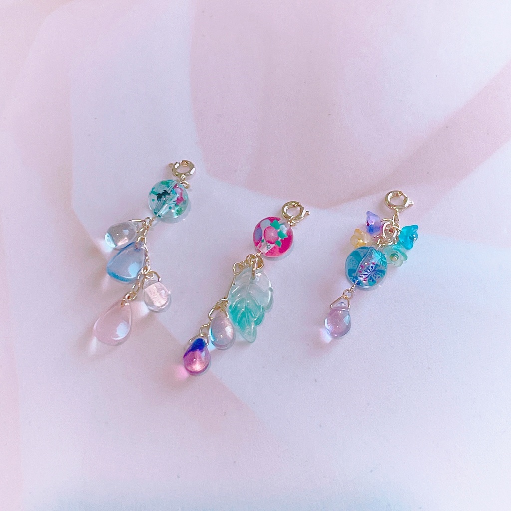 ぬい用夏ピアス