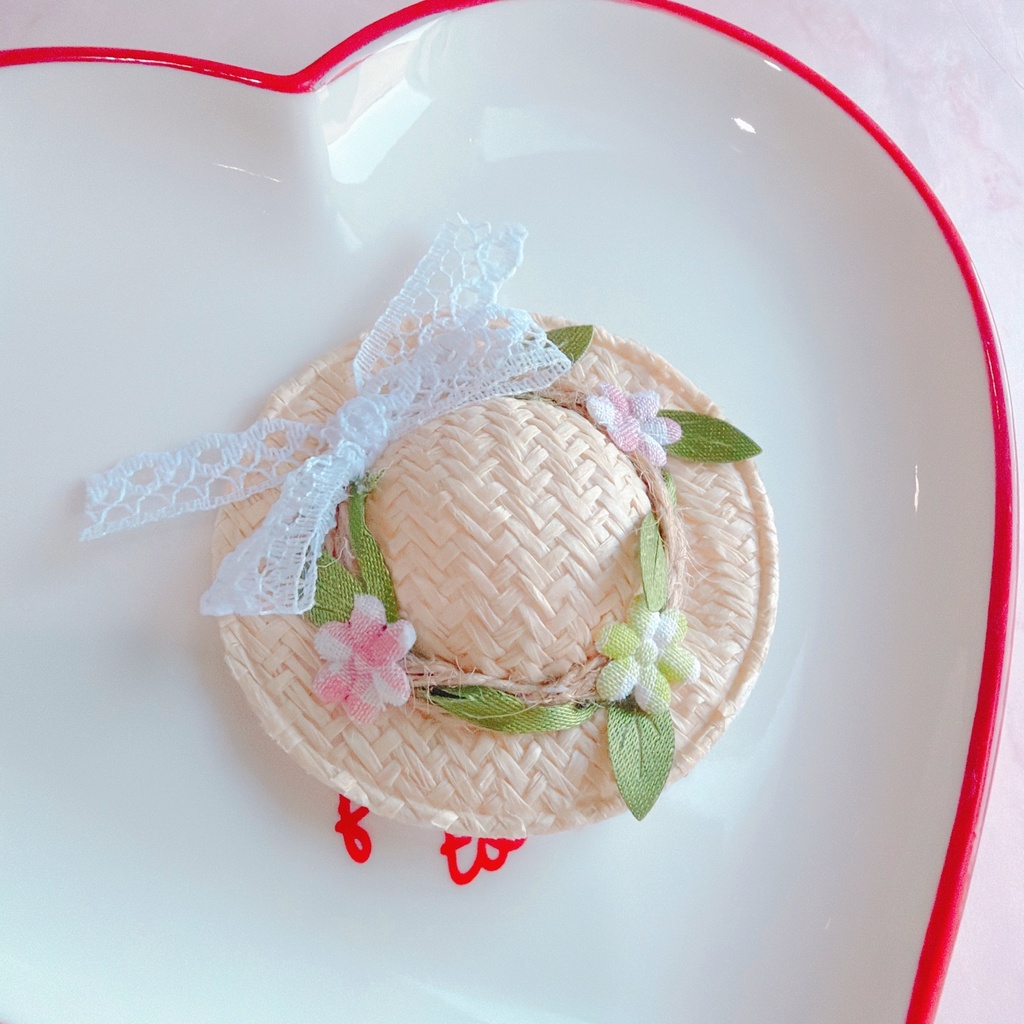 カントリー風麦わら帽子👒