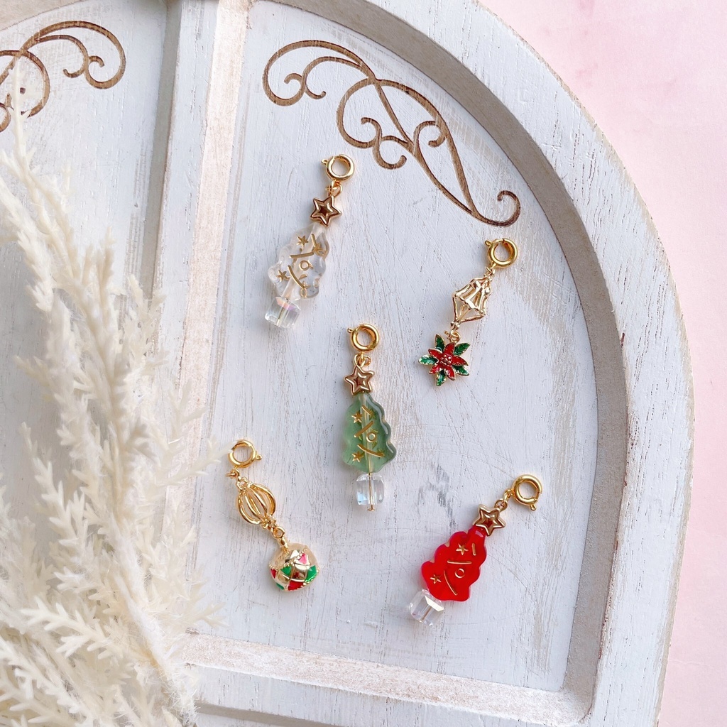 クリスマスツリーのピアス🎄