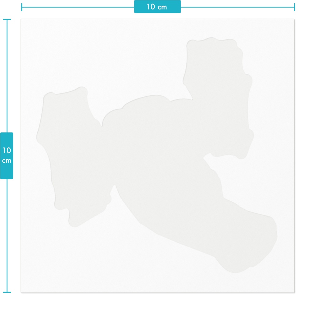 別れろコール キーちゃんステッカー100 x 100 (mm)