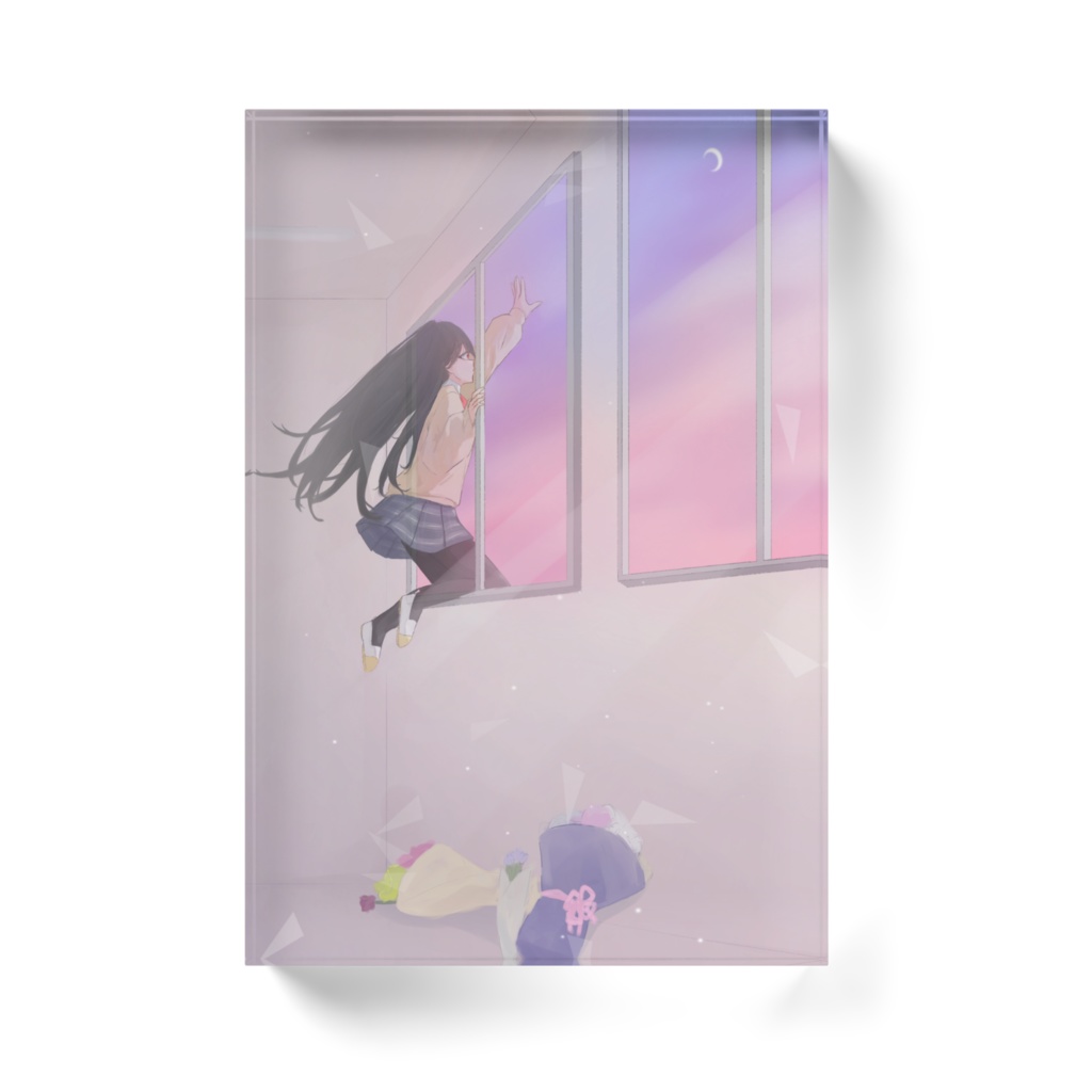 アクリルブロック-幽霊ちゃん-