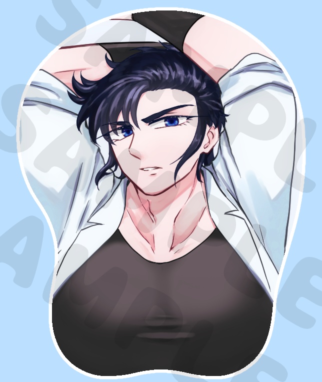 K先生のミニおっぱいマウスパッドストラップ（通常ver）