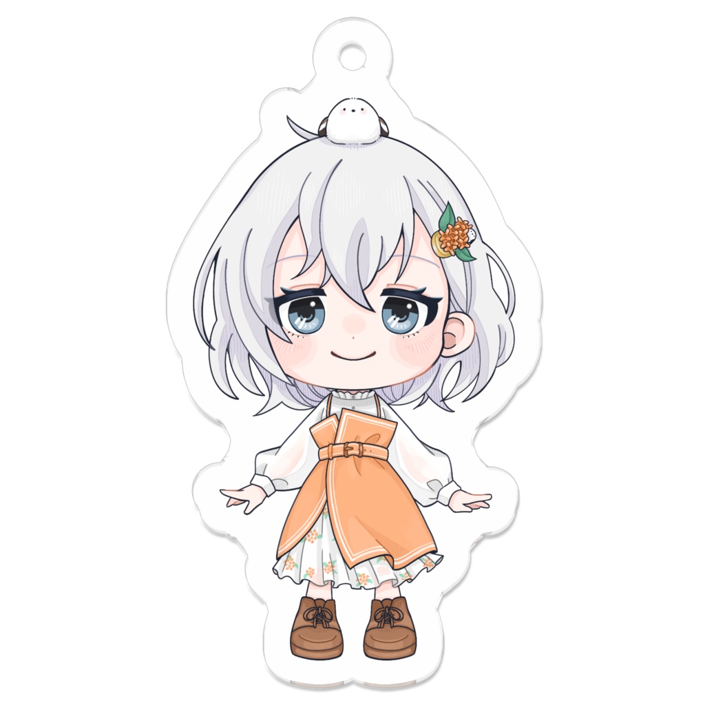 ワンピースとシマエナガ