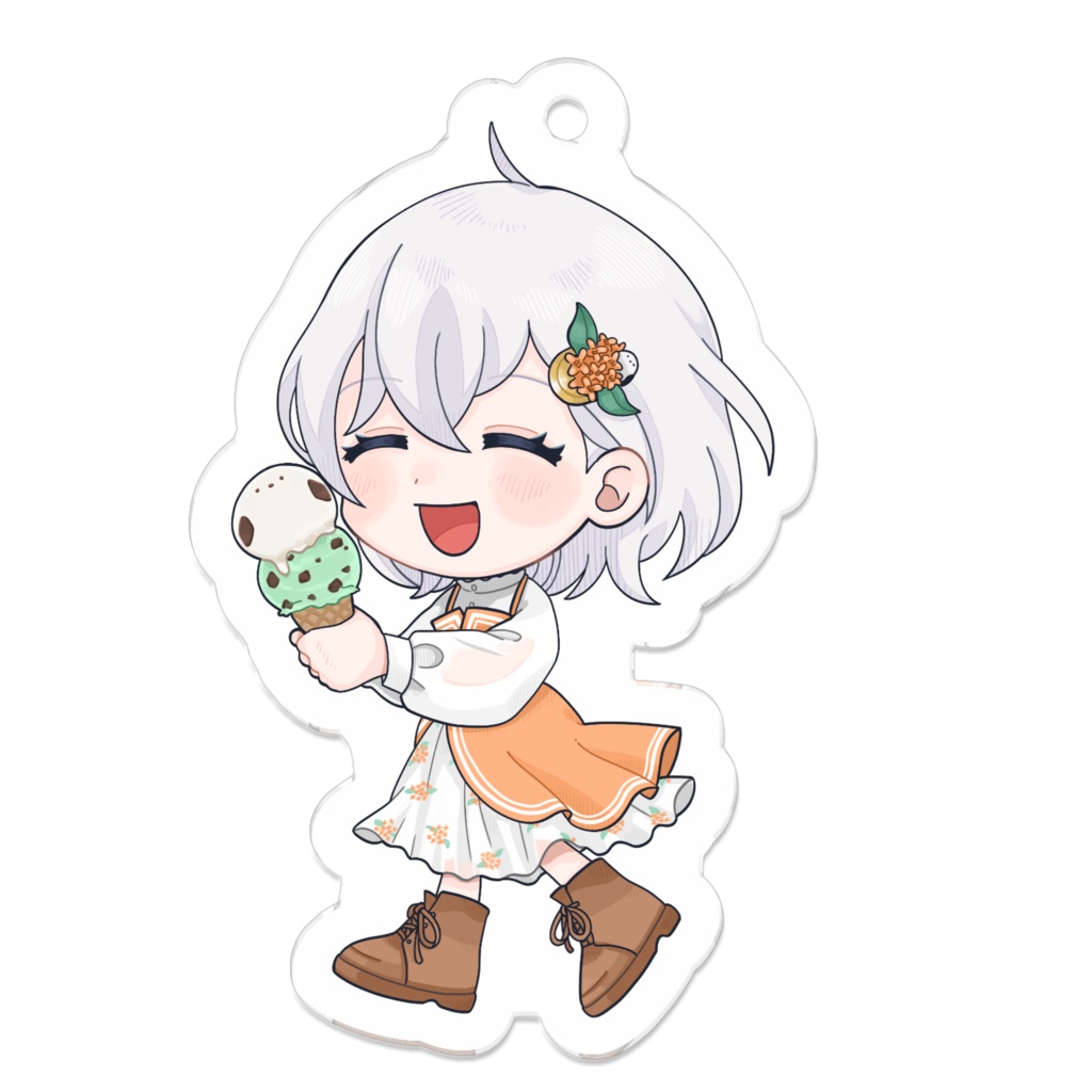 ワンピースとアイス