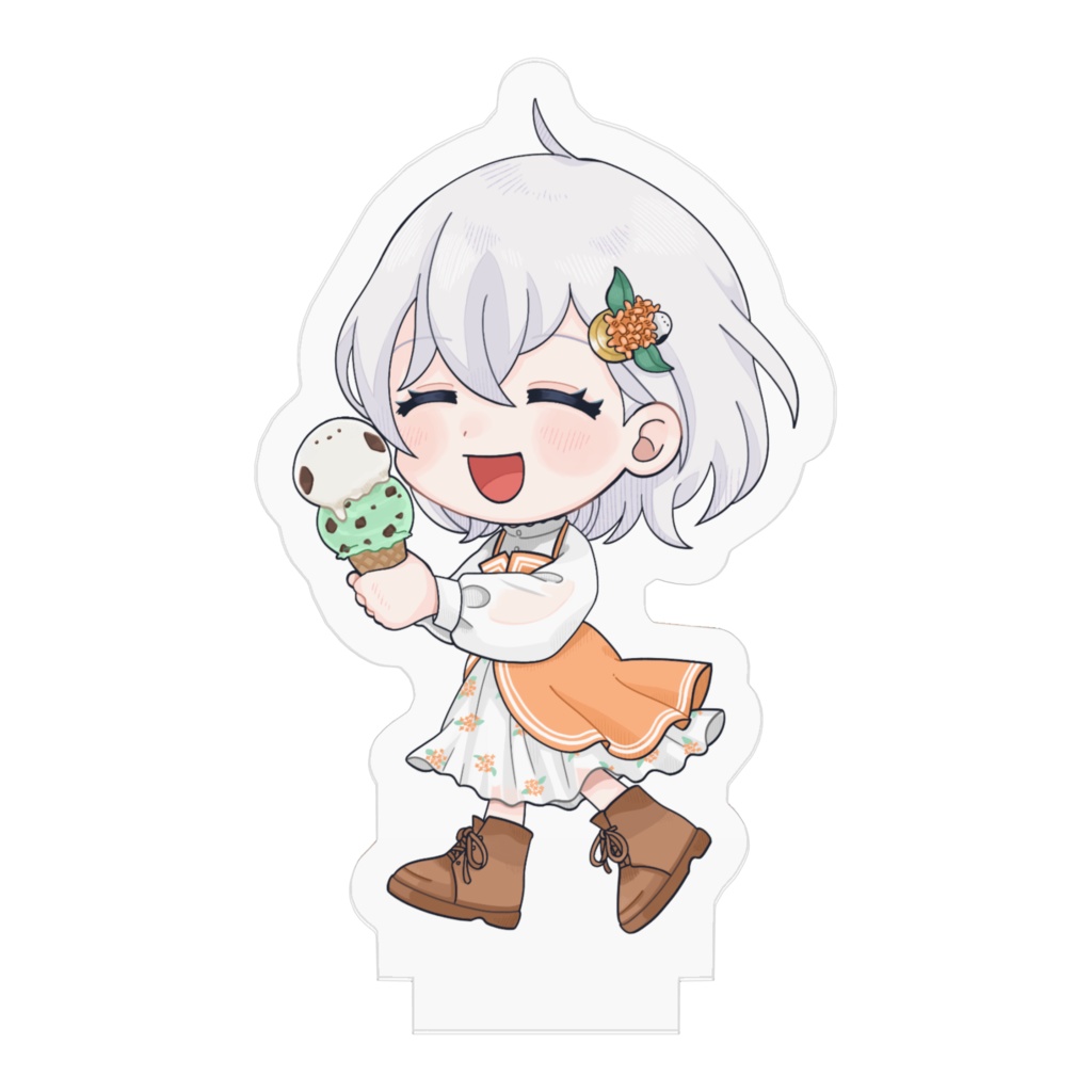 ワンピースとアイス