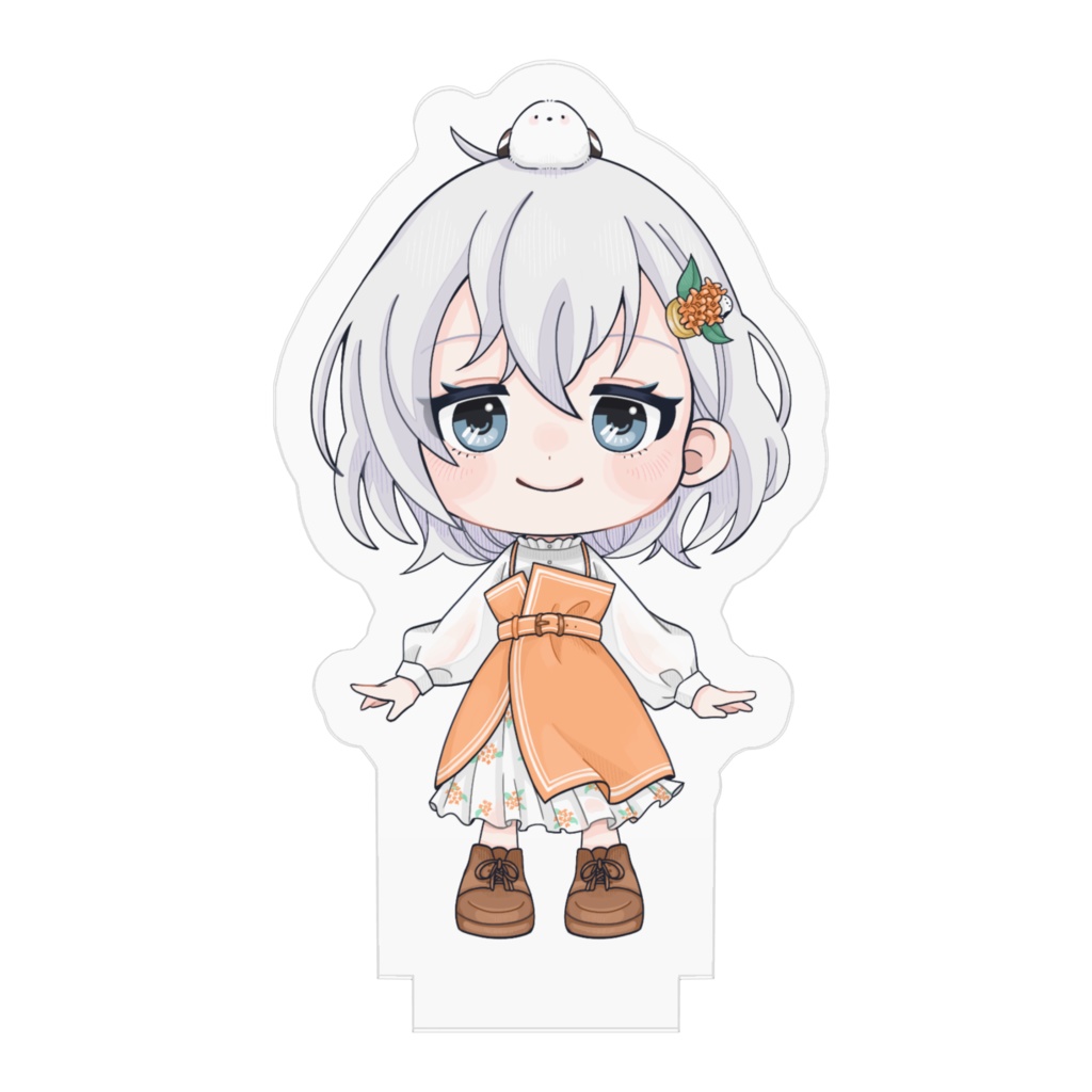 ワンピースとシマエナガ