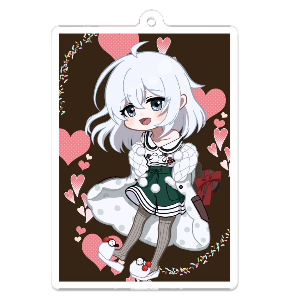 【期間限定】バレンタイン　アクリルキーホルダー　チョコハートー2026-