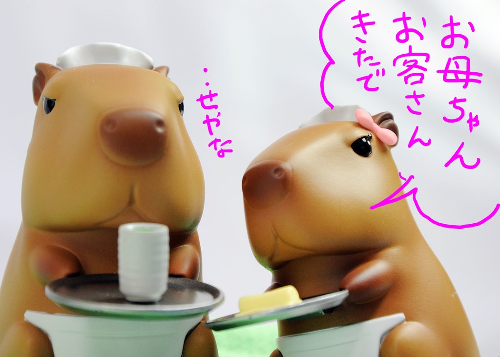 カピバラさん 「むすめ と おかん」