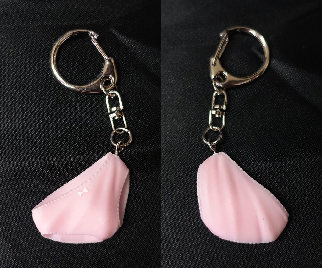 ピンクのおパンツキーホルダー