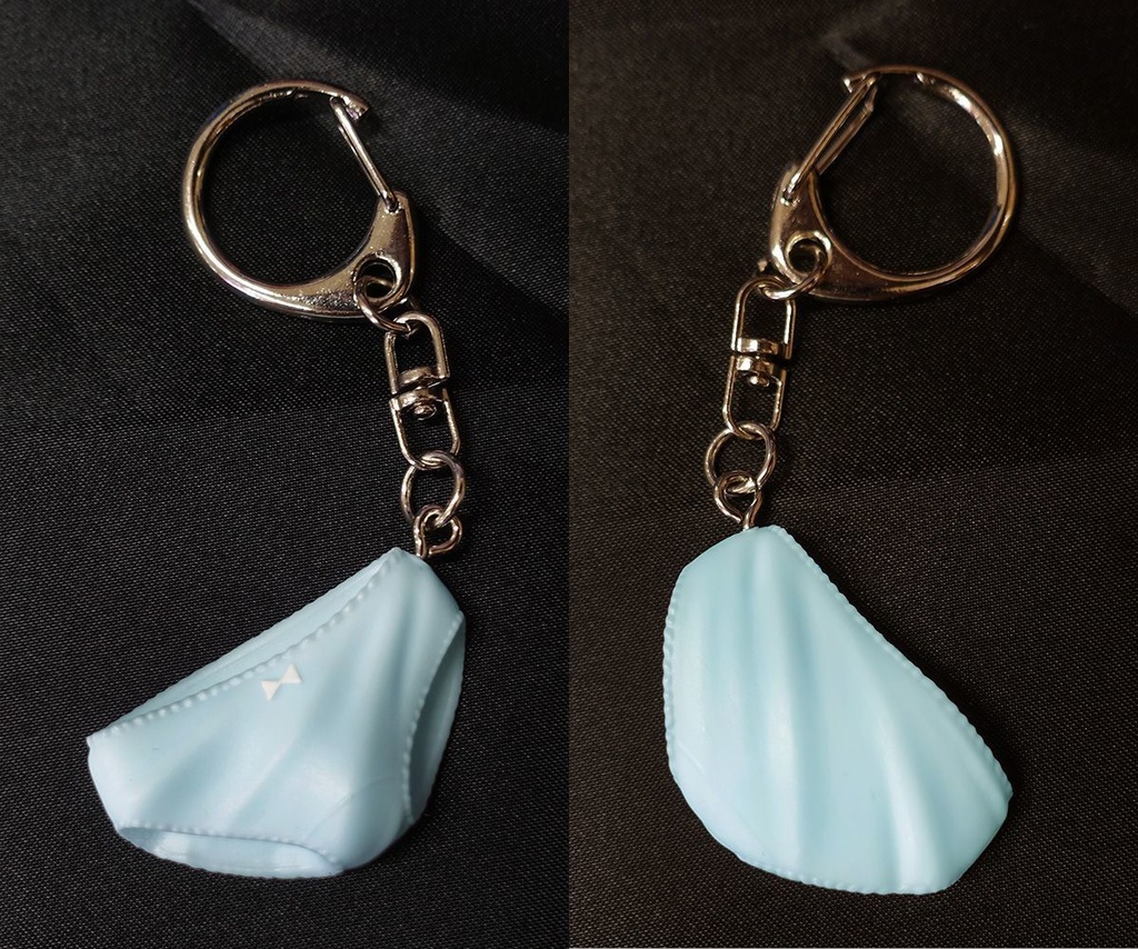 みずいろおパンツキーホルダー