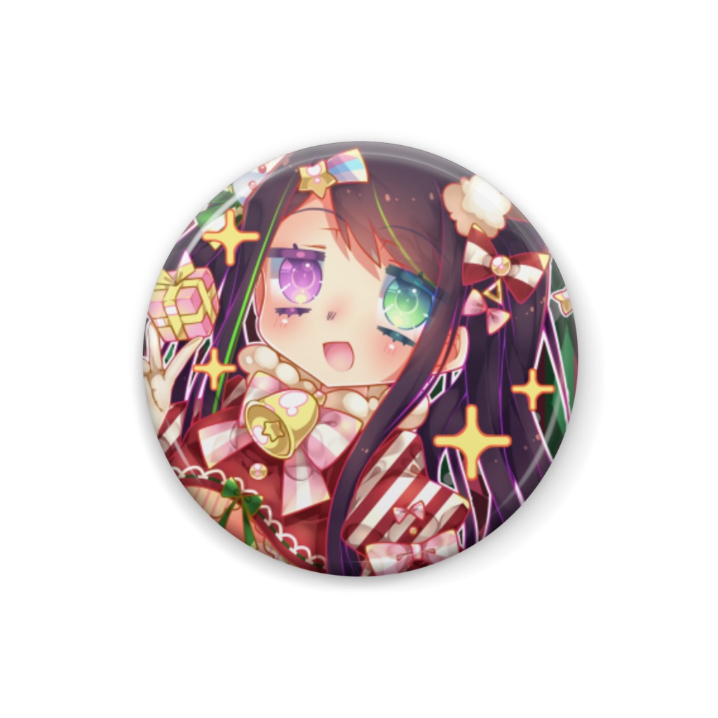 神弥識シオン　2019年12月　イラスト　缶バッチ