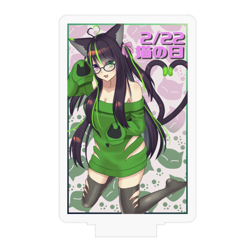 神弥識シオン 2021年2月 イラスト アクリルフィギュア