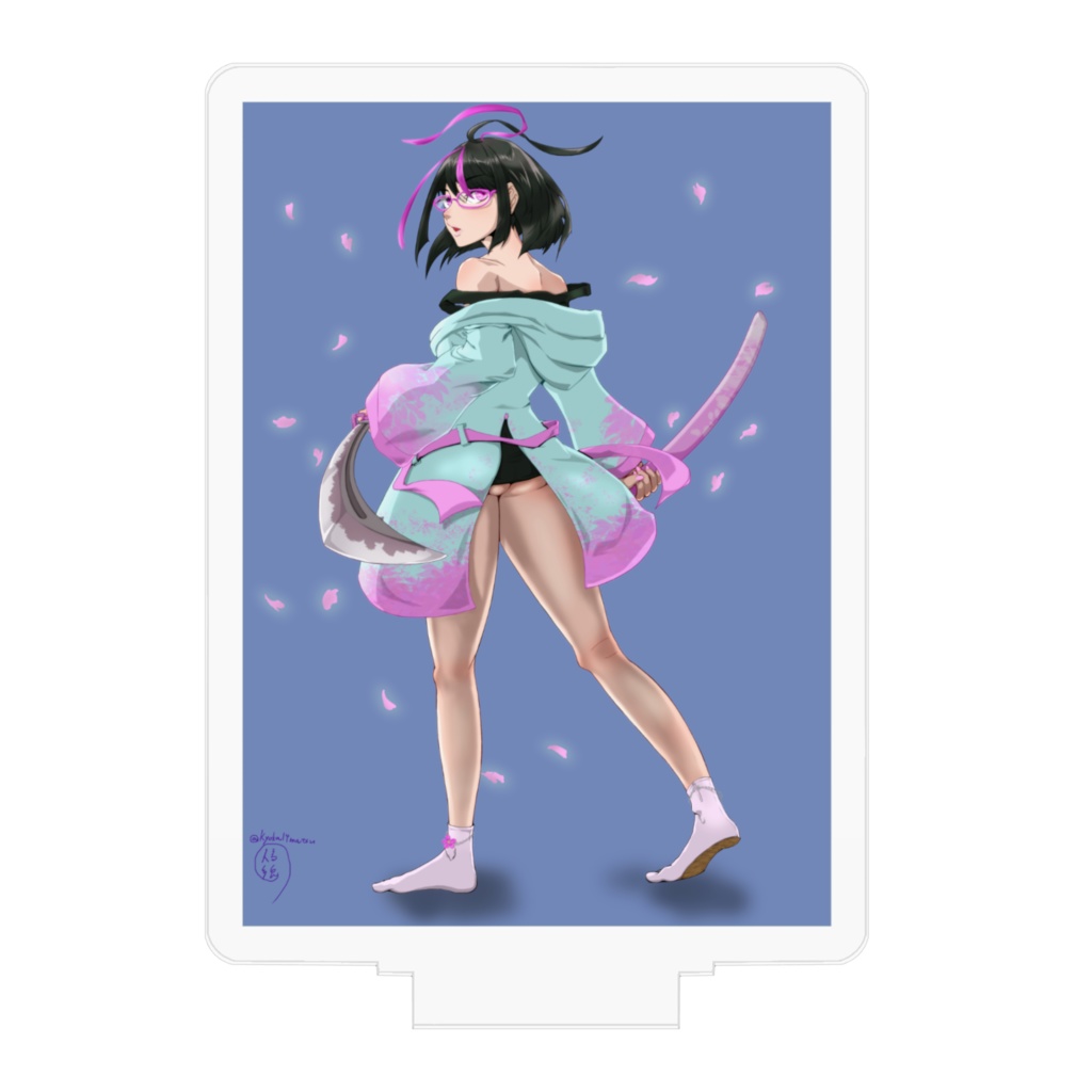 神弥識シオン 2021年4月 イラスト アクリルフィギュア