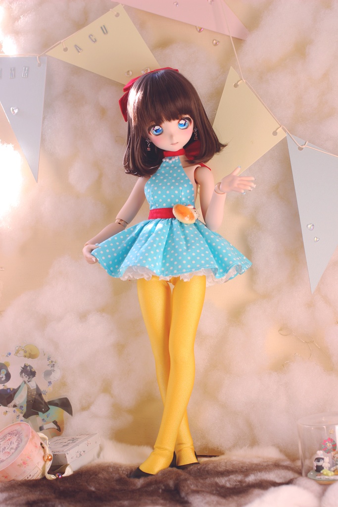 【N.ko】MDD服セット　クリームソーダ　水色