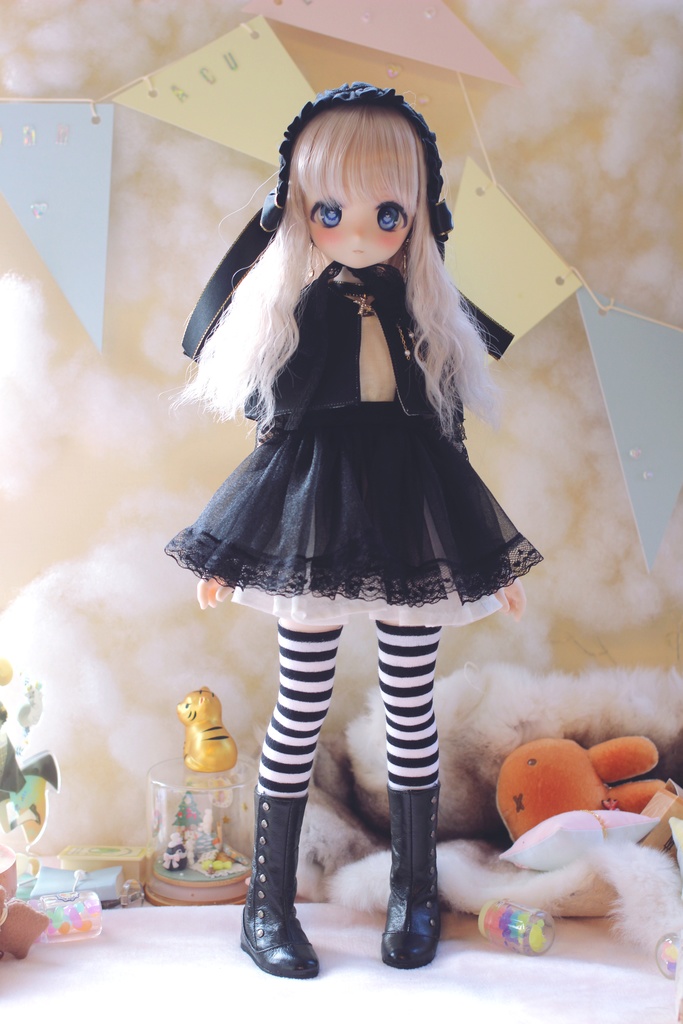 【N.ko】キュートゴッシク　MDDサイズお洋服セット