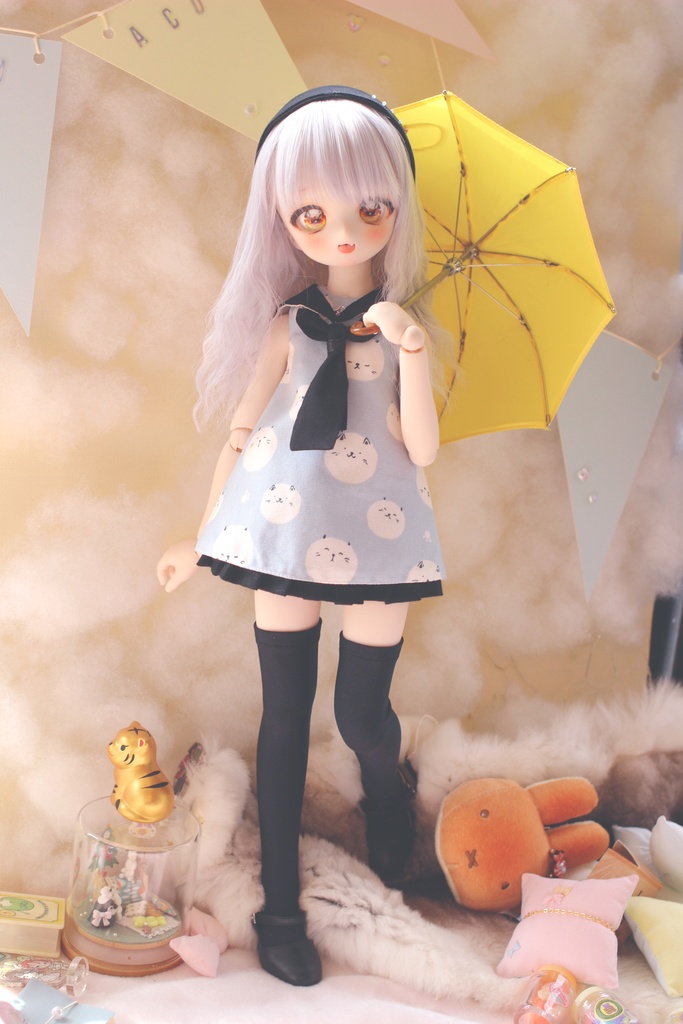 【N.ko】セーラーネコ (女) MDDサイズお洋服セット