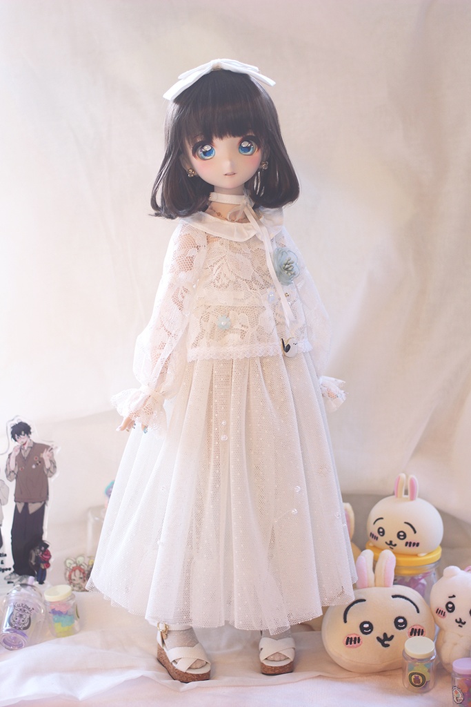 【N.ko】夢のレース　MDDサイズお洋服セット