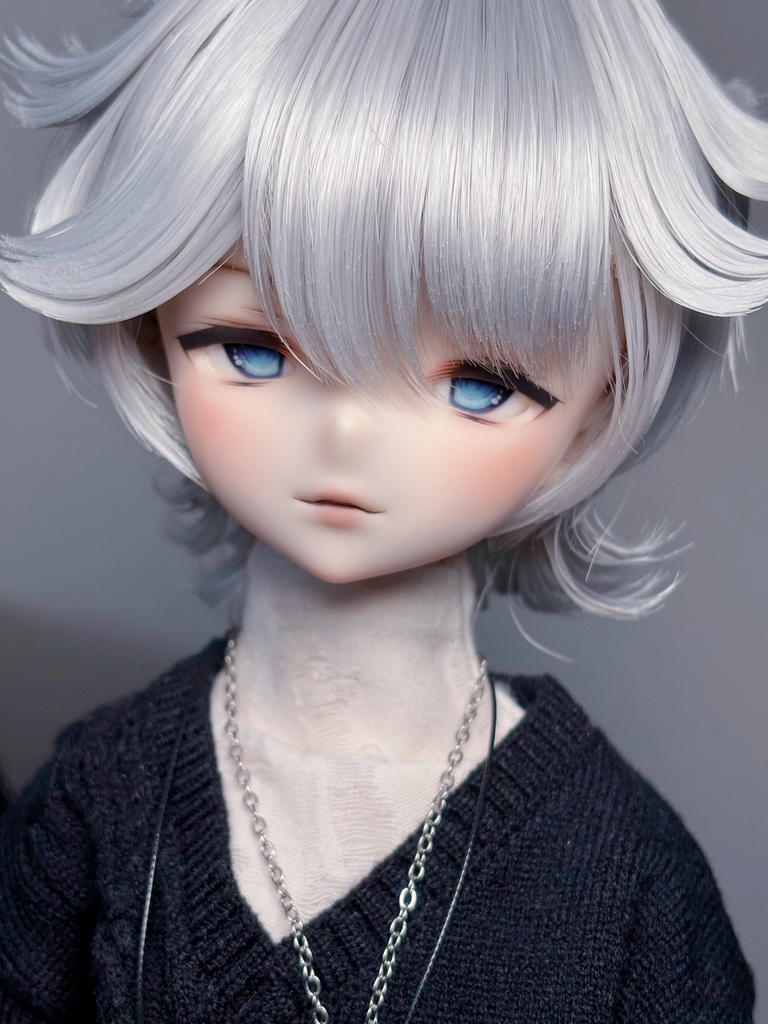 【N.ko】IMOMODOLL Lucifer カスタムヘッド　セミホワイト　mdd