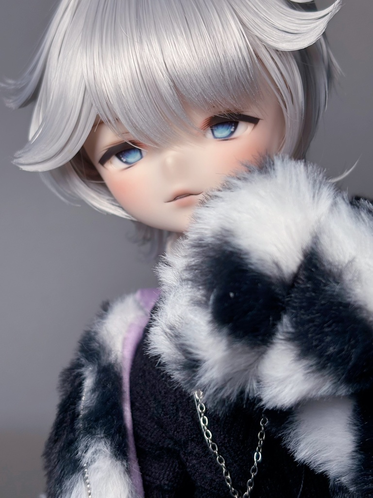 【N.ko】IMOMODOLL Lucifer カスタムヘッド　セミホワイト　mdd
