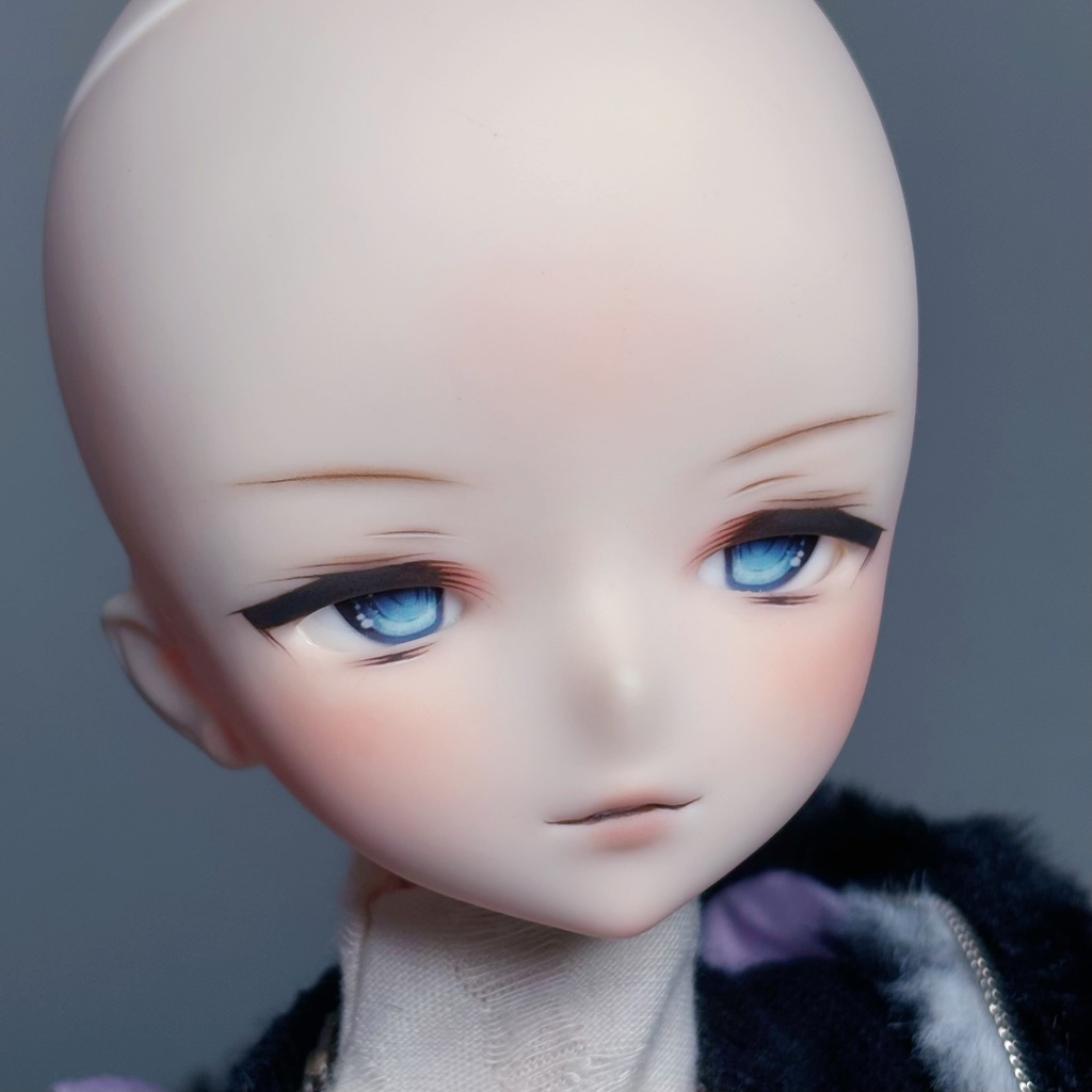 【N.ko】IMOMODOLL Lucifer カスタムヘッド　セミホワイト　mdd