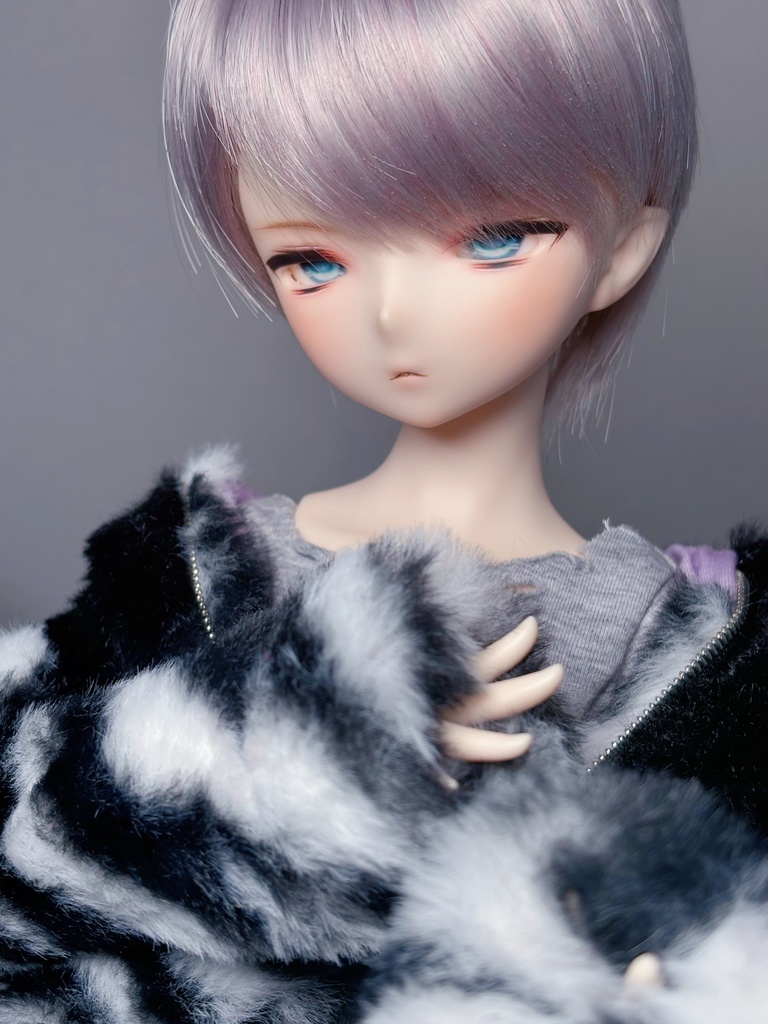 【N.ko】IMOMODOLL tiamat カスタムヘッド セミホワイト mdd