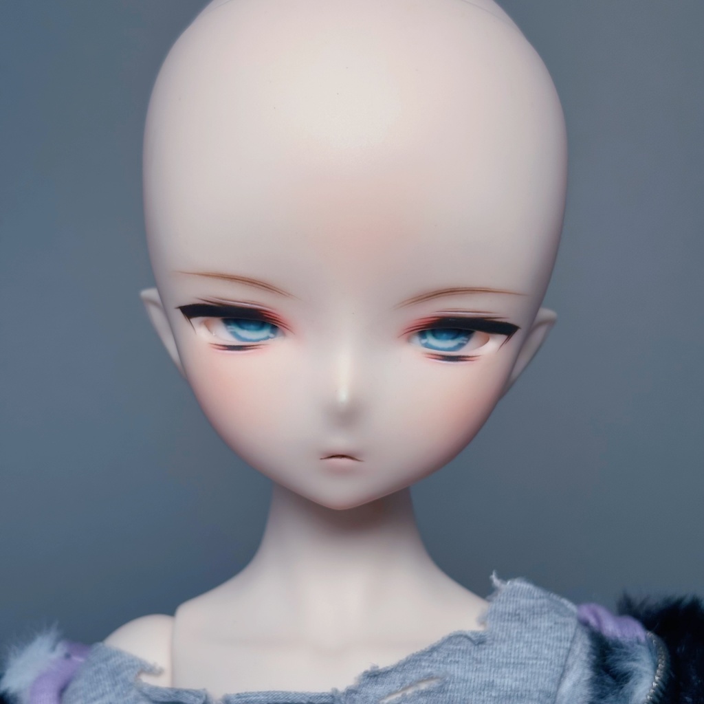 【N.ko】IMOMODOLL tiamat カスタムヘッド セミホワイト mdd