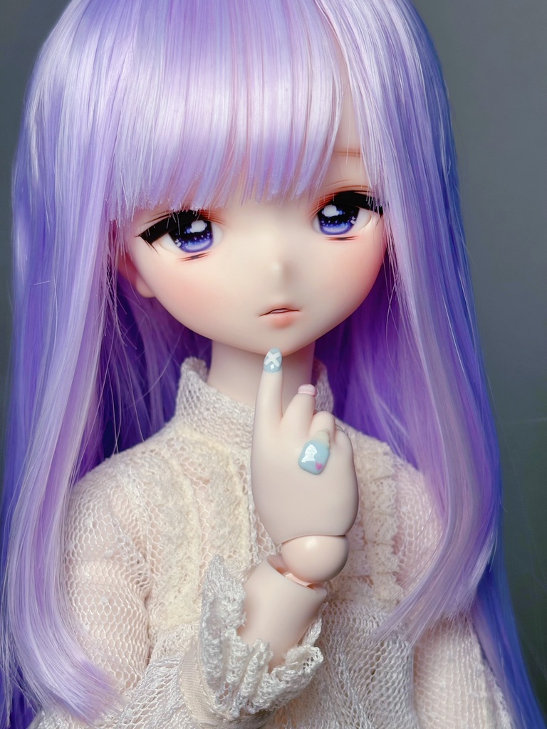【N.ko】IMOMODOLL corvus カスタムヘッド セミホワイト mdd