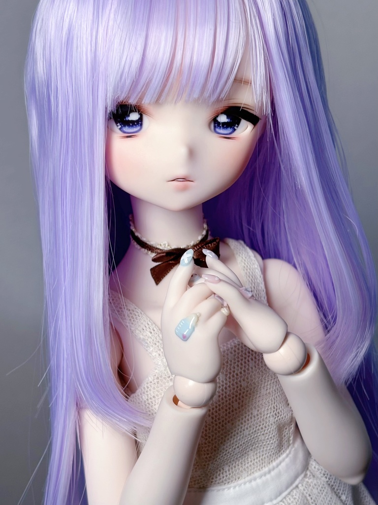 【N.ko】IMOMODOLL corvus カスタムヘッド セミホワイト mdd