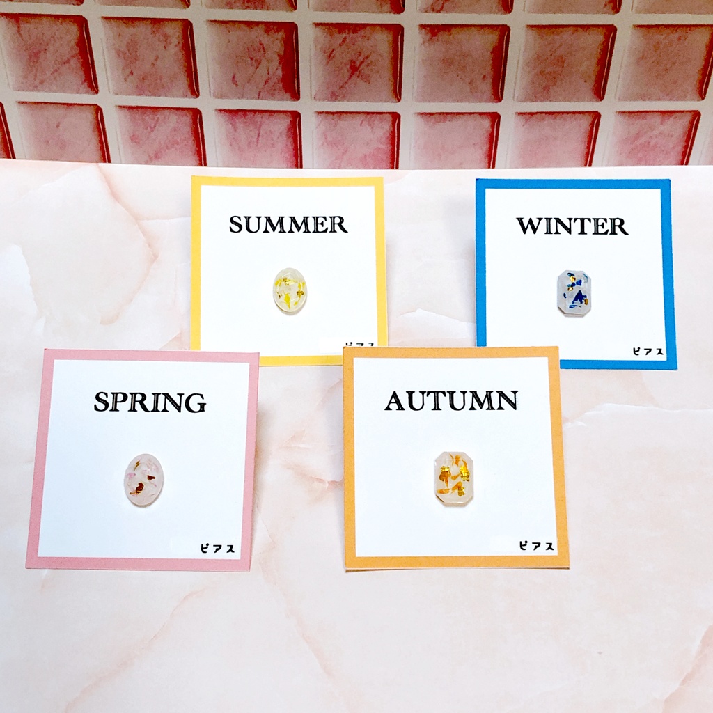 A3!イメージ 花びらピアス&ノンホールピアス