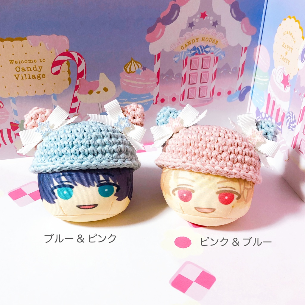 ネコさん帽子(おまんじゅう、10cmぬい用)