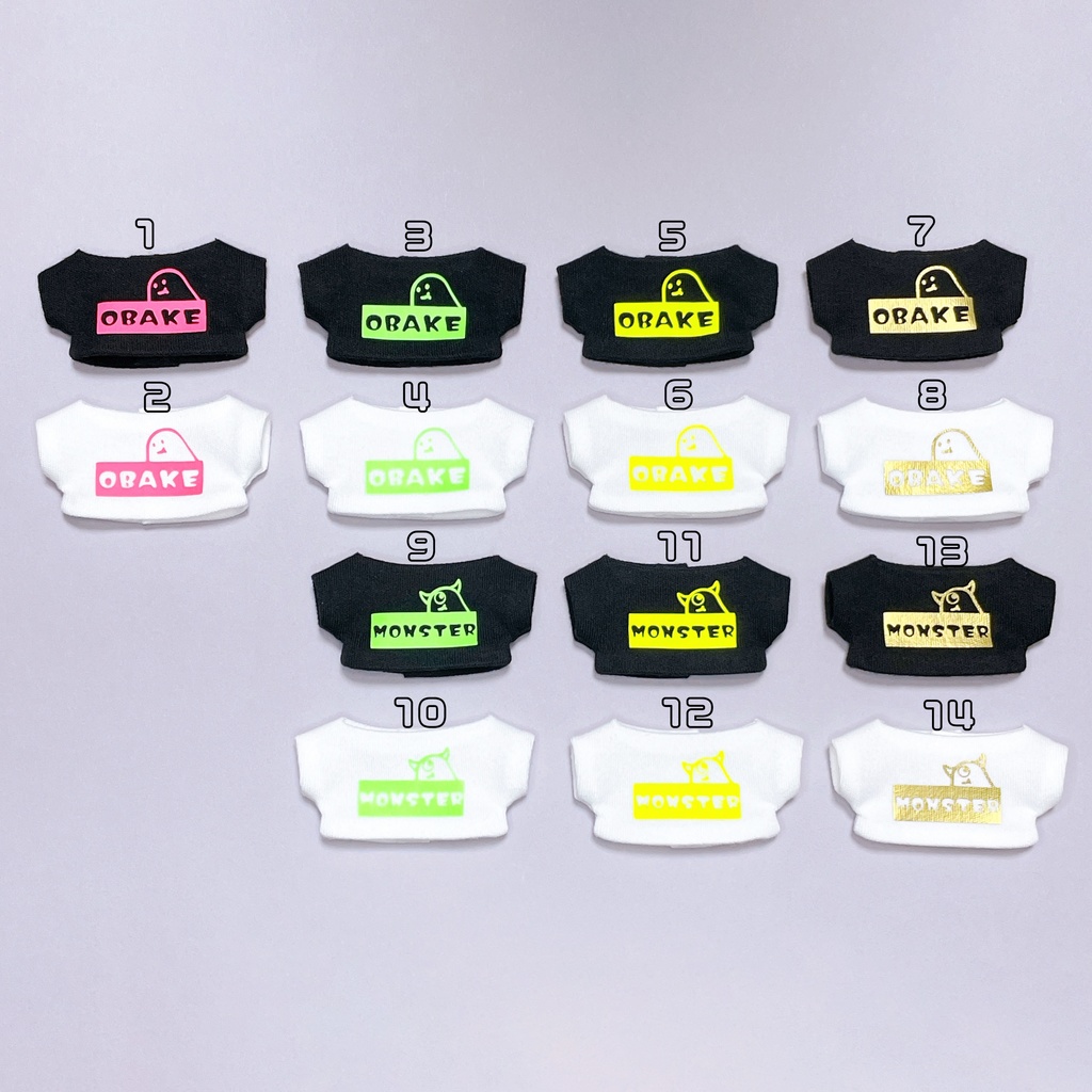 Tシャツ(おばけ・モンスター)