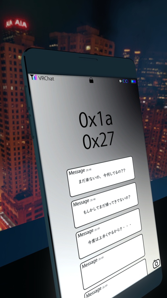 シンプルスマートフォン 3Dモデル